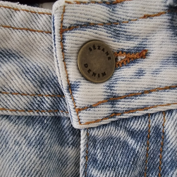 Sezane Le Crop Bleach Jeans - Picture 5 of 10